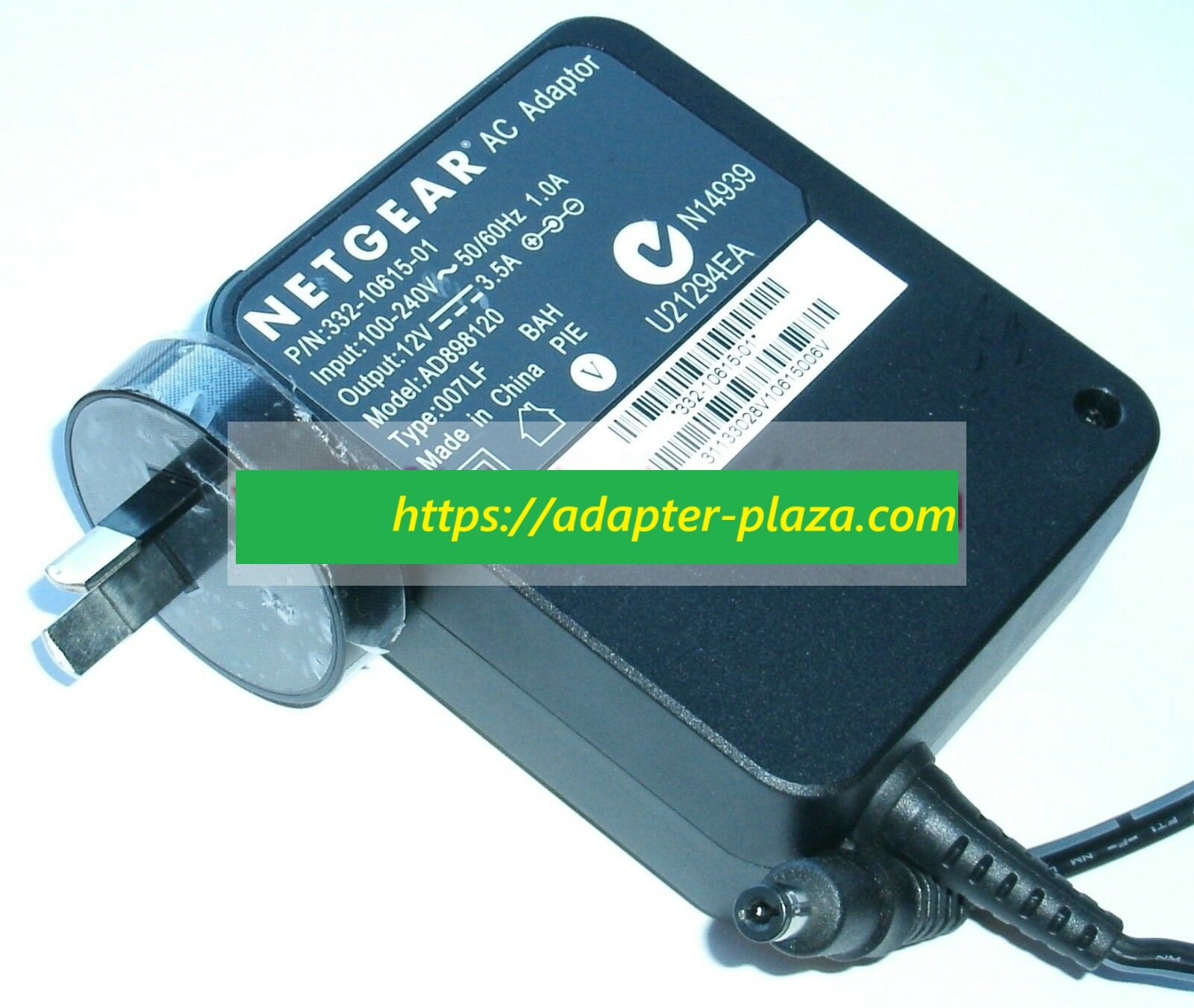 *Brand NEW*NETGEAR 12V 3.5A AC ADAPTOR AD898120 007LF 332-10615-01 power suply AU PLUG 5.5*2.1mm